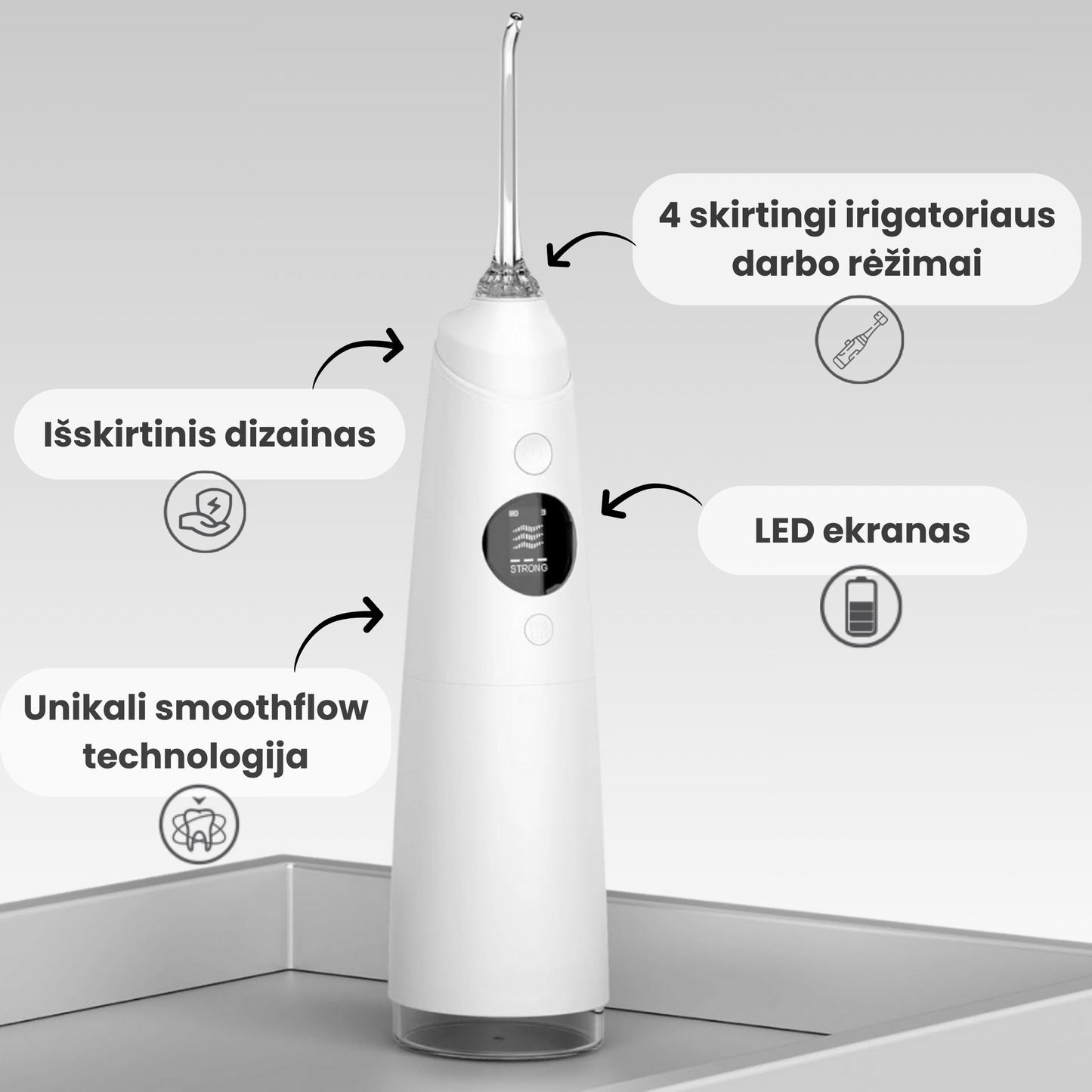 PS™ burnos irigatorius